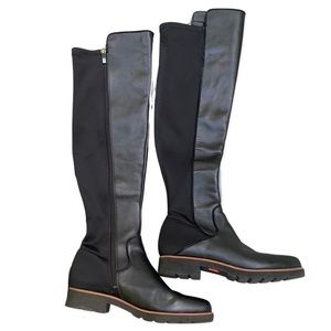 Black Franco Sarto Knee High Riding Boot - Sz 5.5